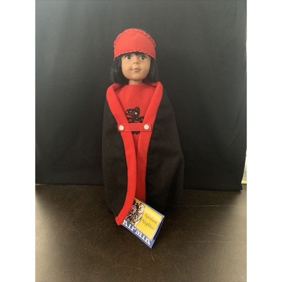 Vintage Kipmik Alaskan Eskimo Doll 13" Northern Neighbours First Nations - Picture 10 of 12